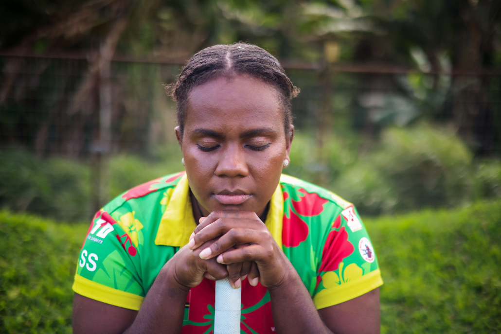 'yut rise up' spotlight on Vanuatu Women's Cricket Captain Selena Solman