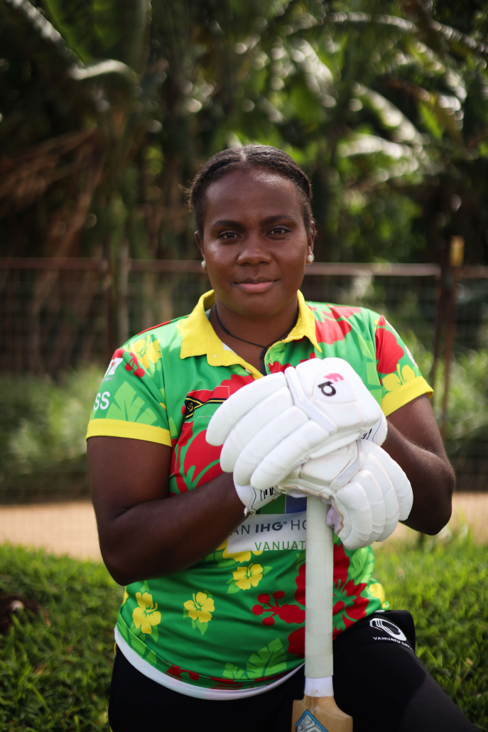 'yut rise up' spotlight on Vanuatu Women's Cricket Captain Selena Solman
