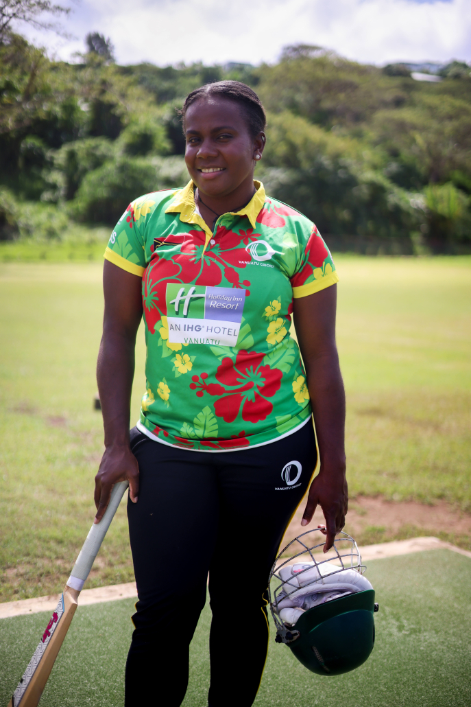 'yut rise up' spotlight on Vanuatu Women's Cricket Captain Selena Solman