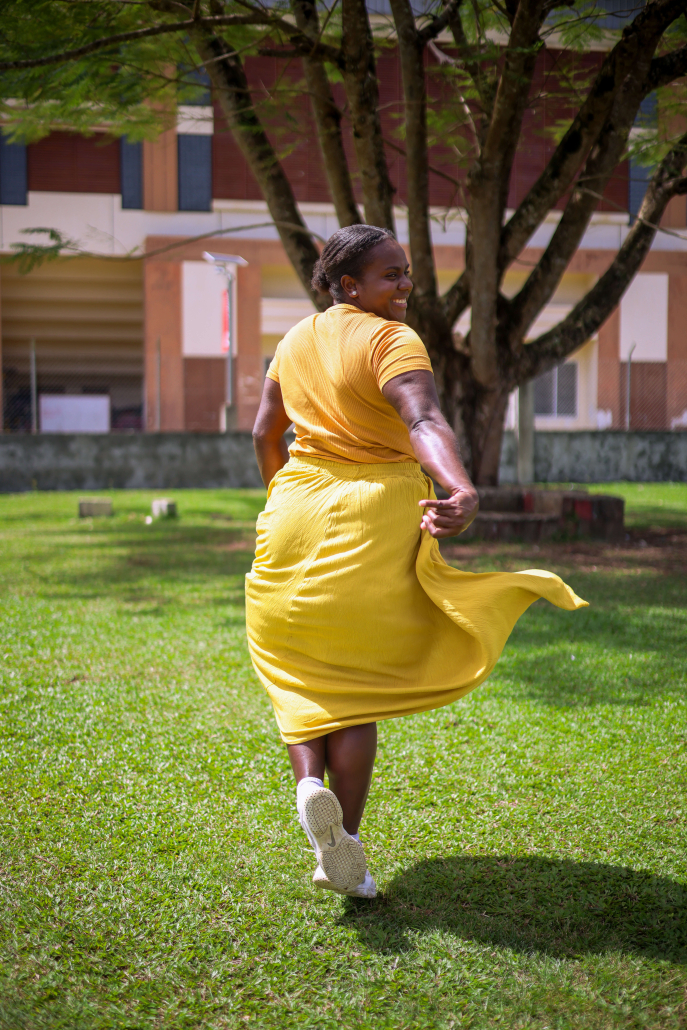 'yut rise up' spotlight on Vanuatu Women's Cricket Captain Selena Solman