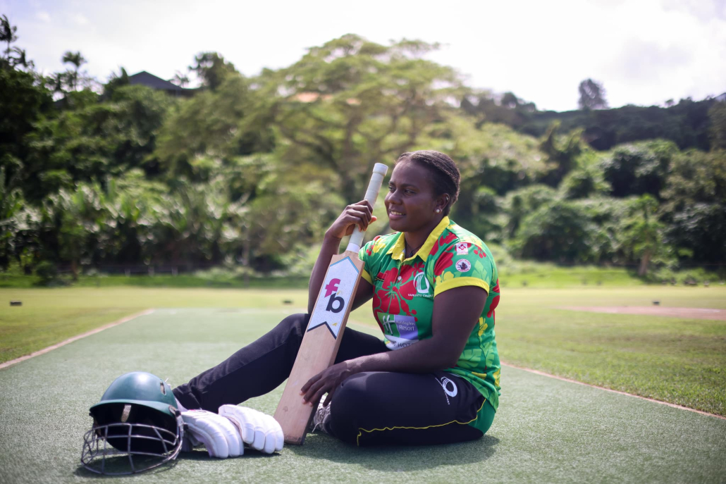 'yut rise up' spotlight on Vanuatu Women's Cricket Captain Selena Solman