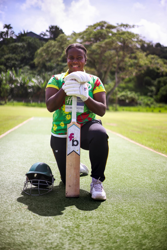 'yut rise up' spotlight on Vanuatu Women's Cricket Captain Selena Solman