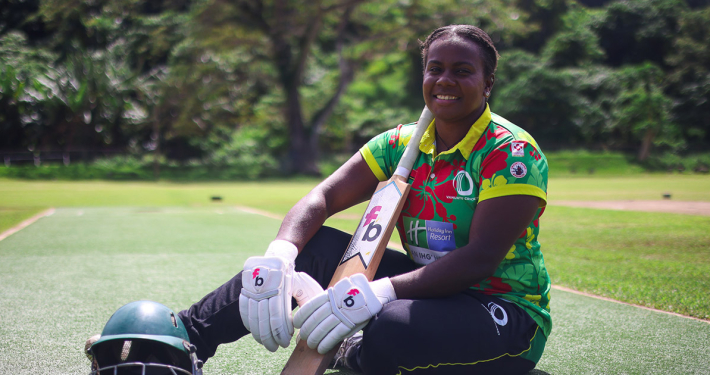 'yut rise up' spotlight on Vanuatu Women's Cricket Captain Selena Solman