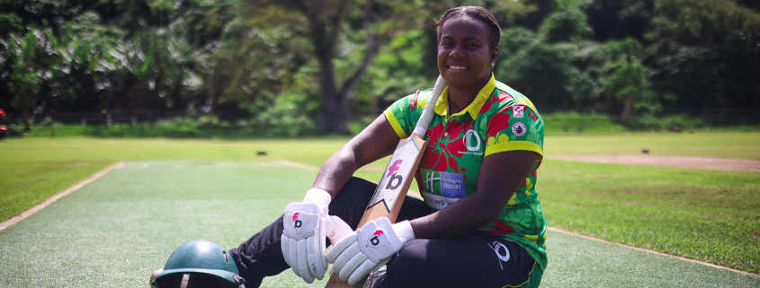 'yut rise up' spotlight on Vanuatu Women's Cricket Captain Selena Solman